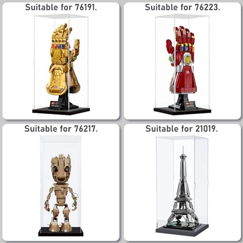 Acrylic Display Case - 1 1/18 Lego car 75380 42173 42169 42161 42151 42123