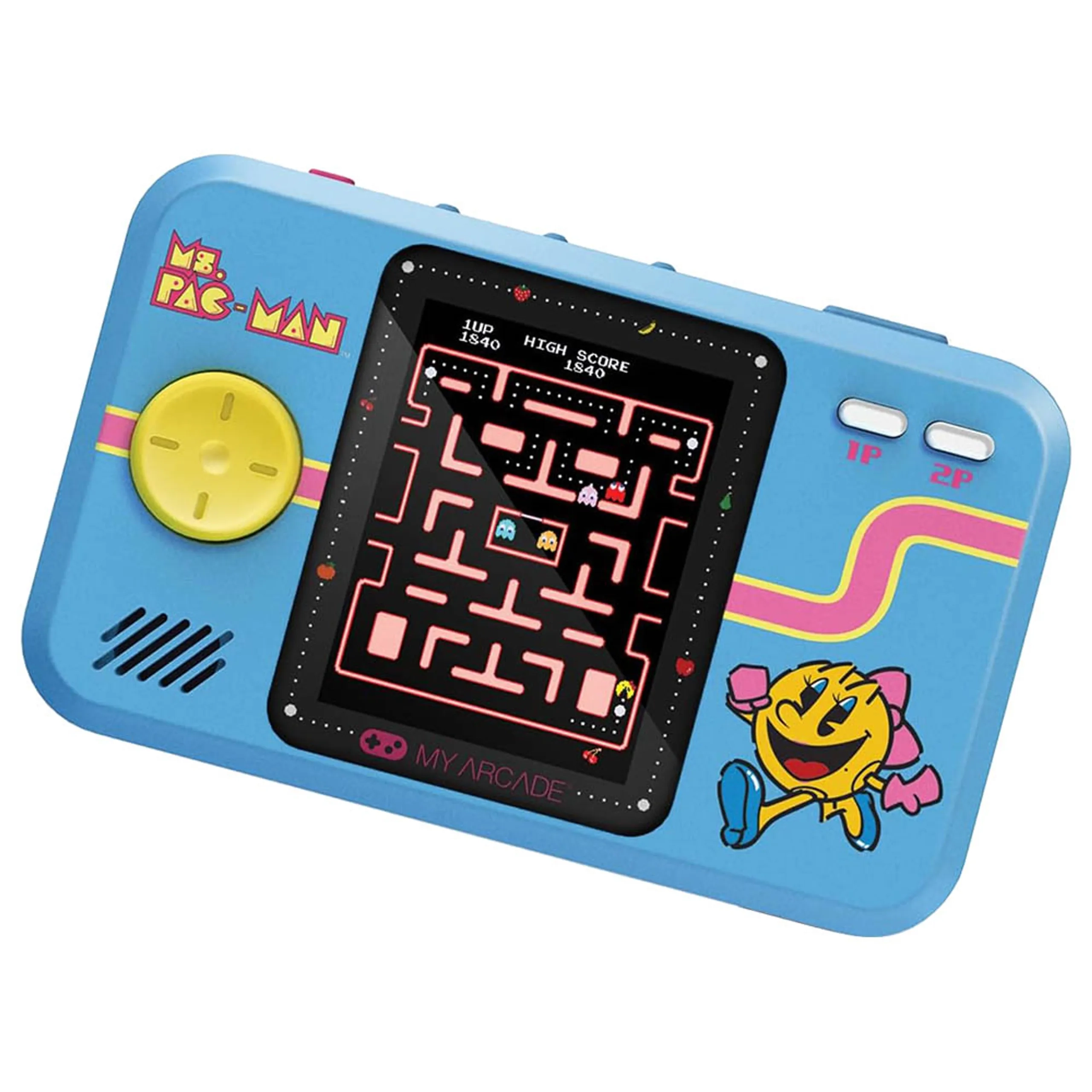 My Arcade Pocket Player Ms.Pac-Man - Pink & Blue 2.75" display