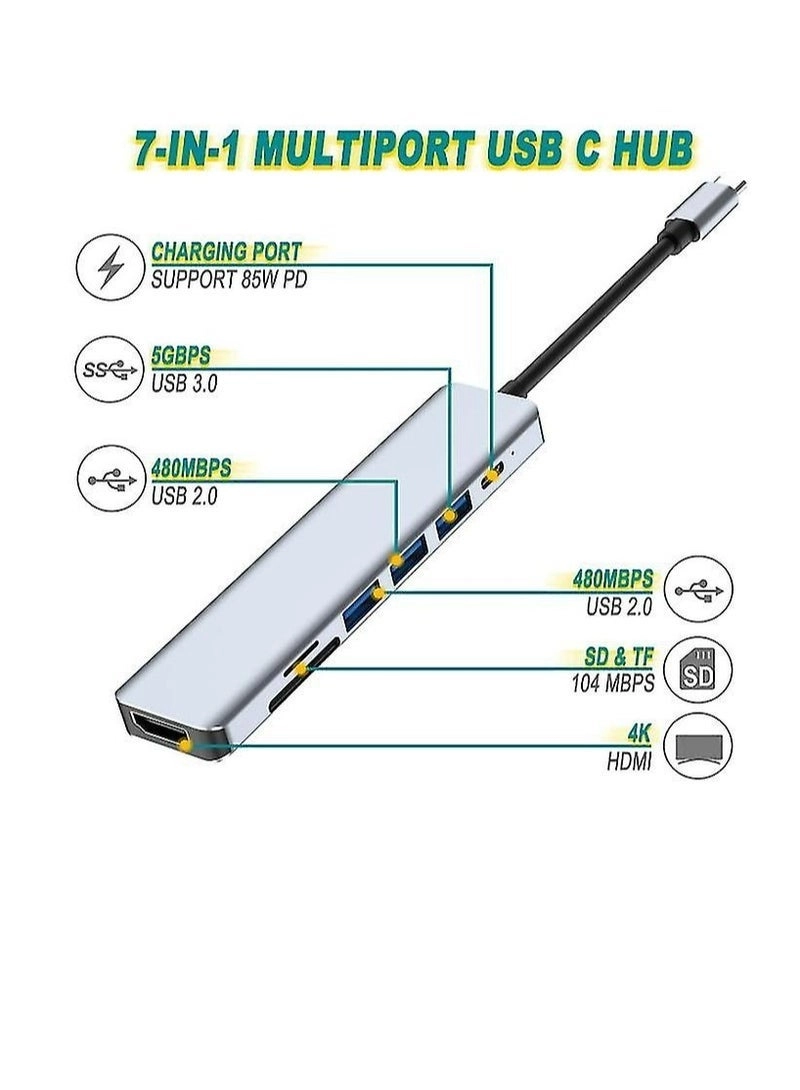 USB C Hub - 4K HDMI 100W PD