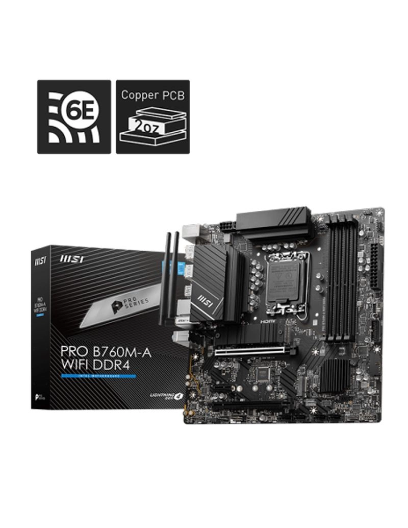 MSI Pro B760M-A - DDR4 Wi-Fi 6E