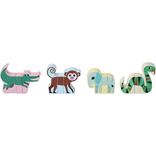 Magnetic Jungle Animals - 12 months - 3 years 4 pieces