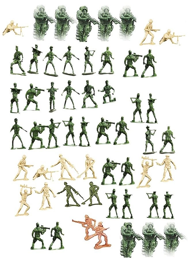 BITONA Soldiers Figure Set - 50 (Approx) Piece
