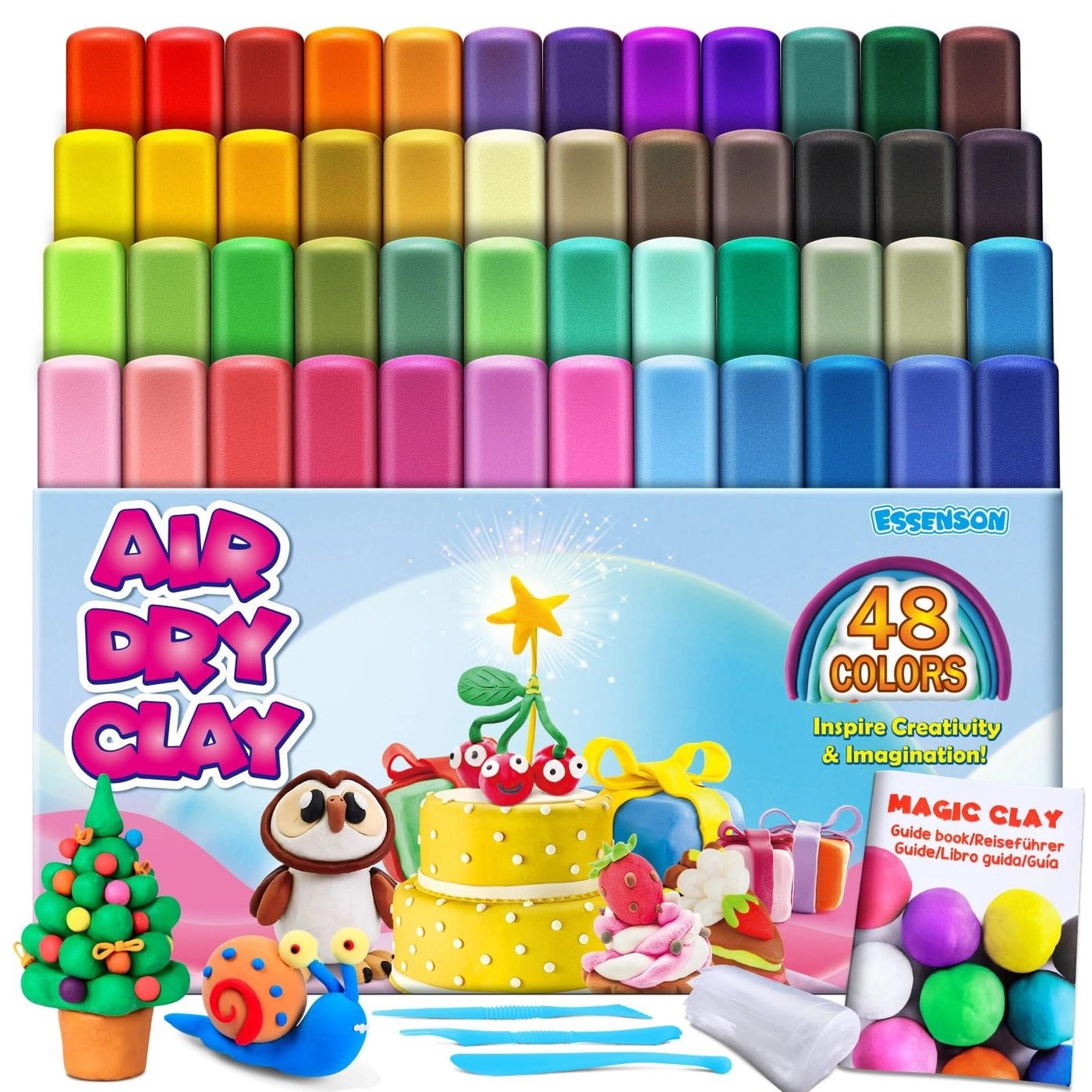 ESSENSON Magic Clay - 48 colors 3+ years
