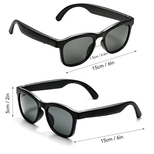 Smart Bluetooth Sunglasses - 8H Playtime UV400 Protection