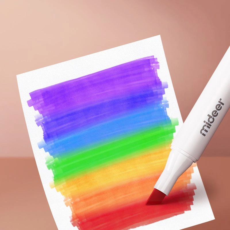 Dual Tip Markers - Multi Colour broad chisel and fine pointnibs