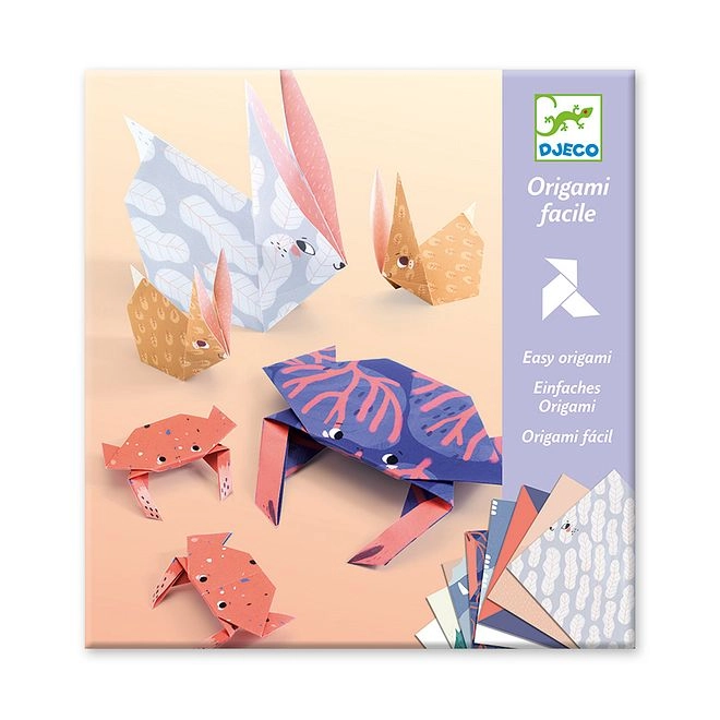 Easy Origami Kit - 28 Colorful Sheets