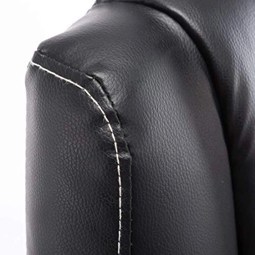 Desk Chair - PU Leather Brown High Back