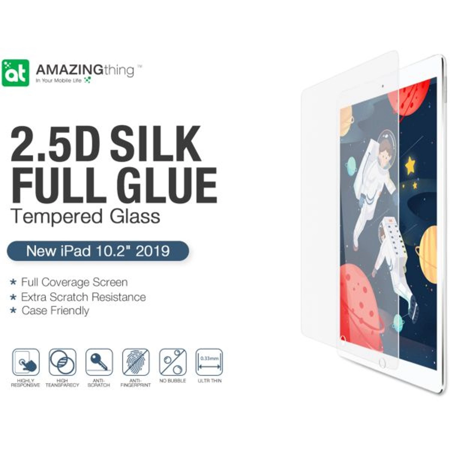 Extra Hard Tempered Glass for iPad 10.2