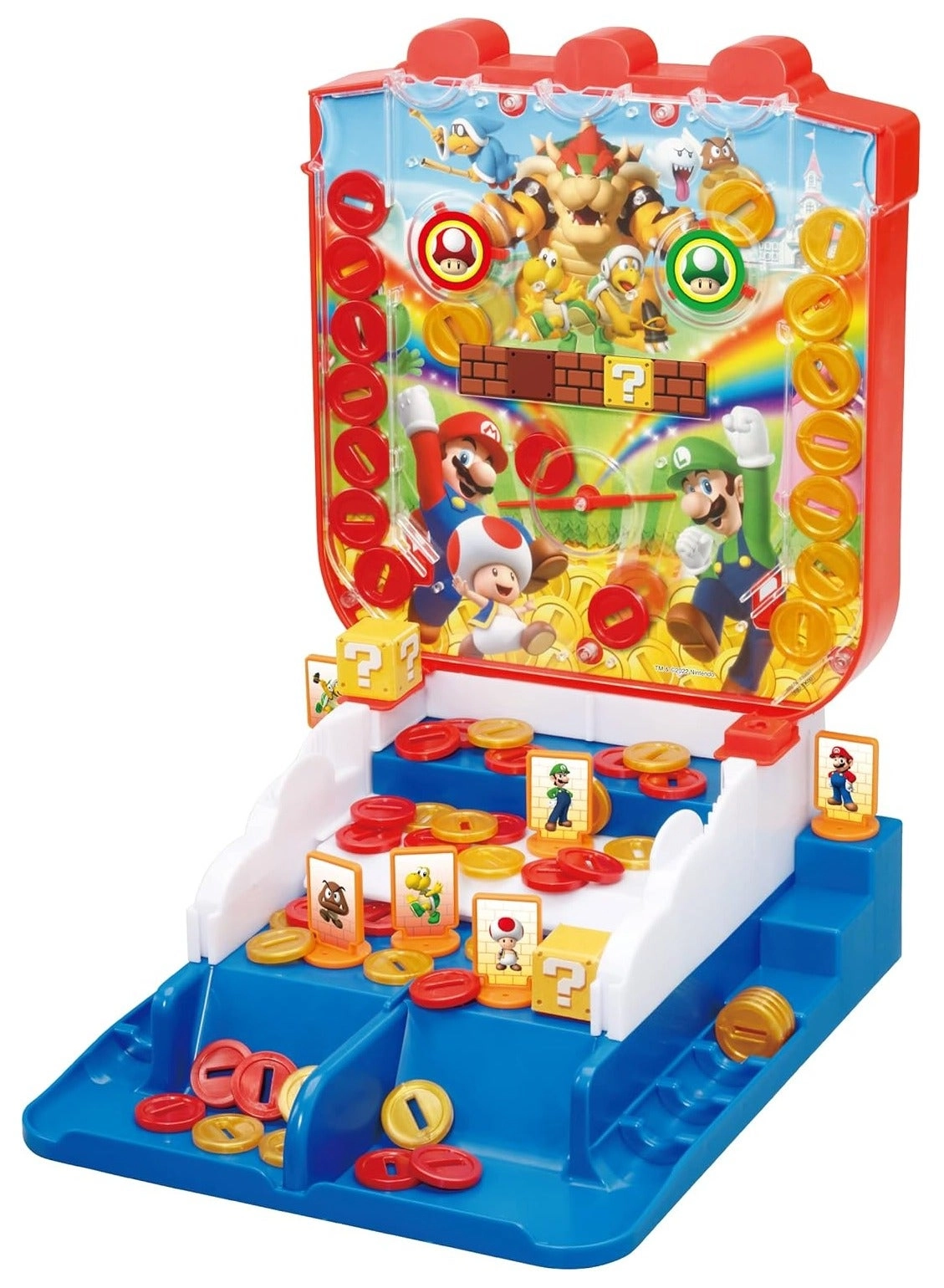 EPOCH Super Mario Lucky Coin Game - Tabletop Skill and Action Game