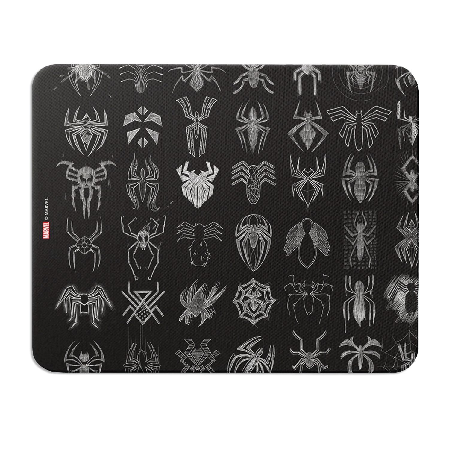 Wackylicious Spider Icons Neoprene Mouse Pad - 22x18 cm