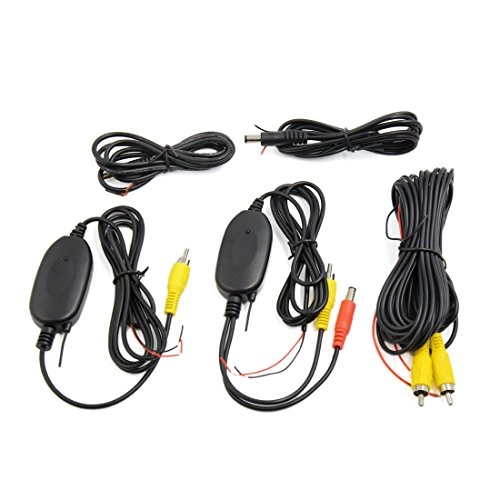 Wireless CMOS Car License Plate Frame Rear View Reversing Backup Parking Camera + 4.3Inch Monitor