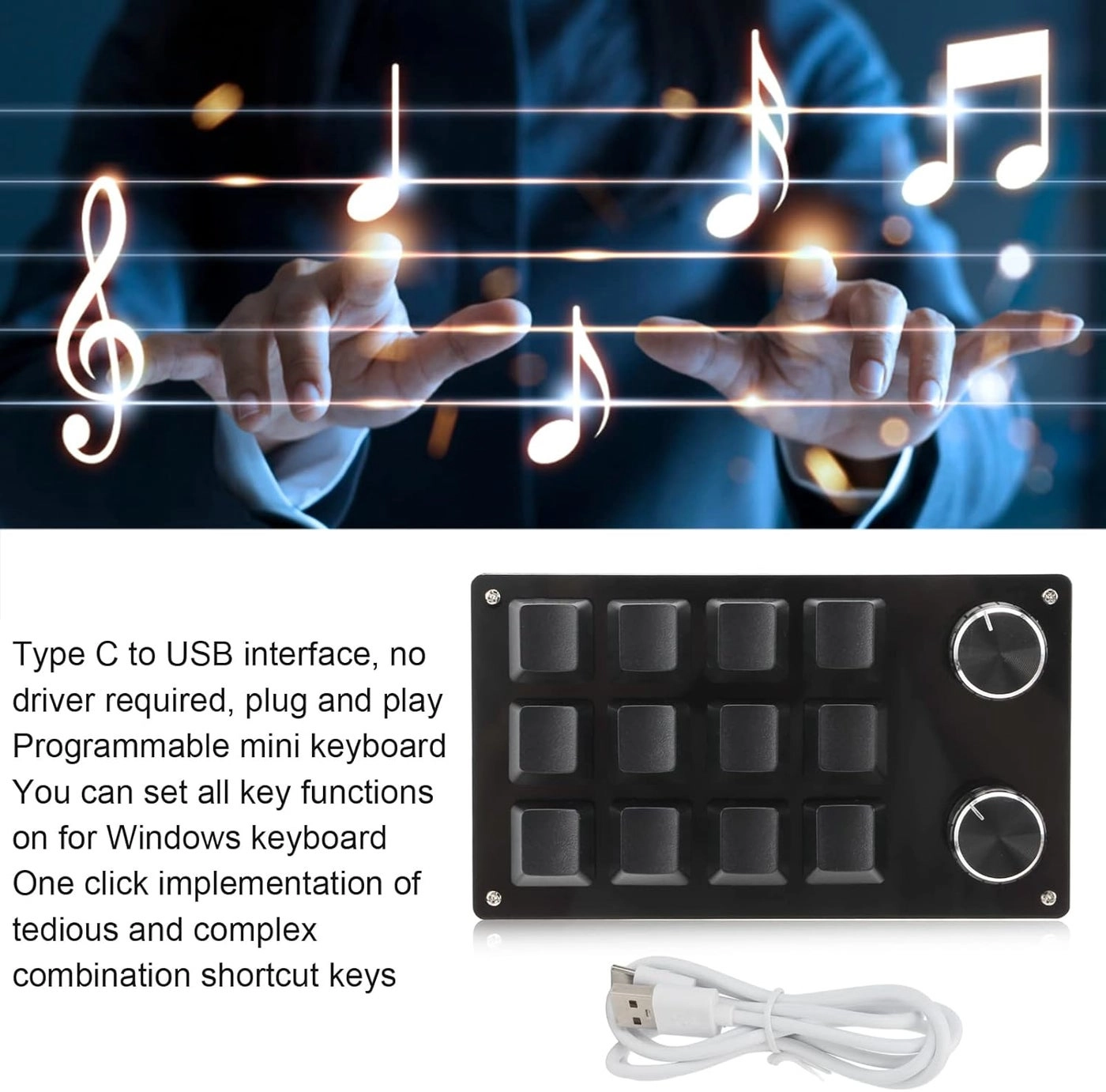 One Hand Keyboard - Wired