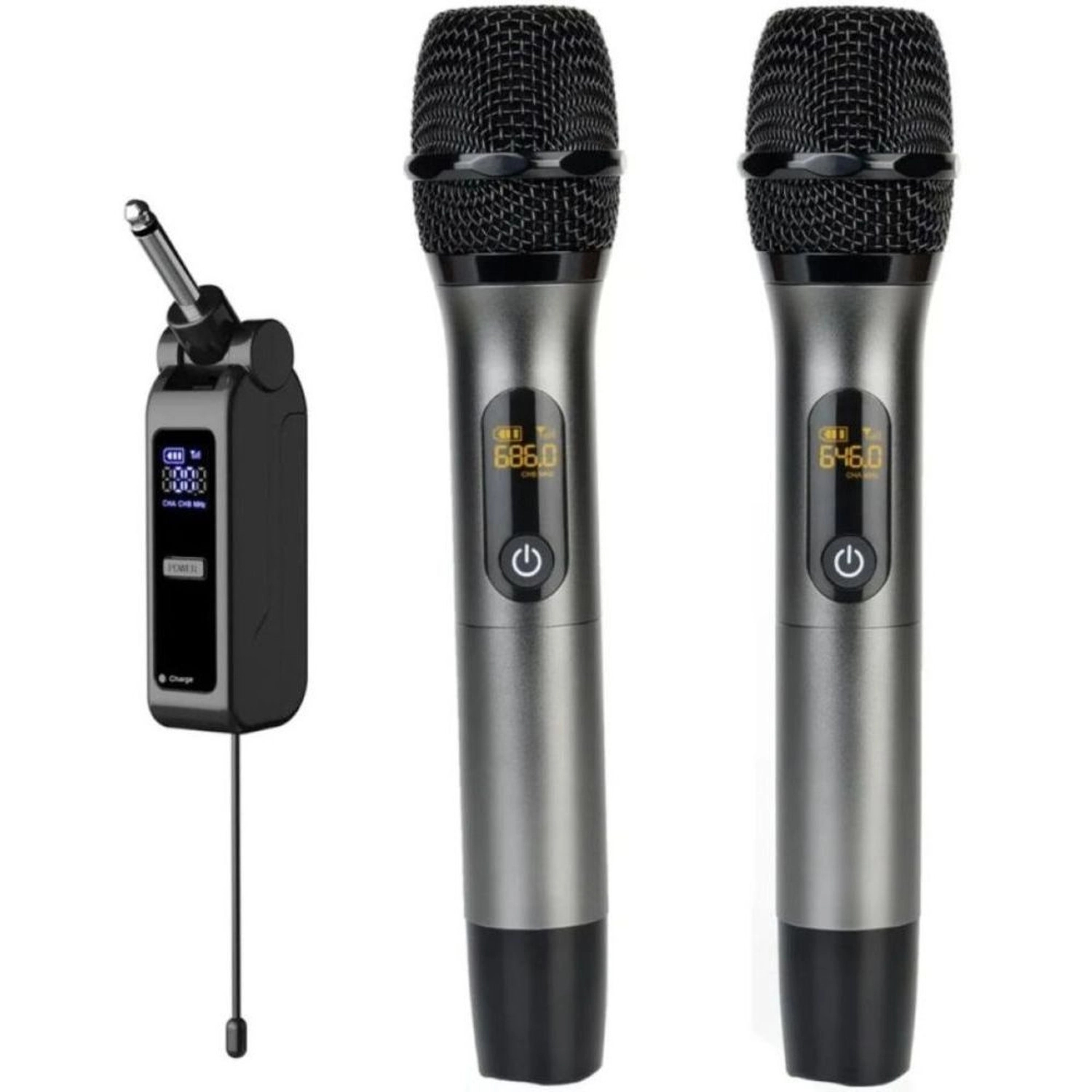 MagicStar UHF Dual Wireless Microphones - 2