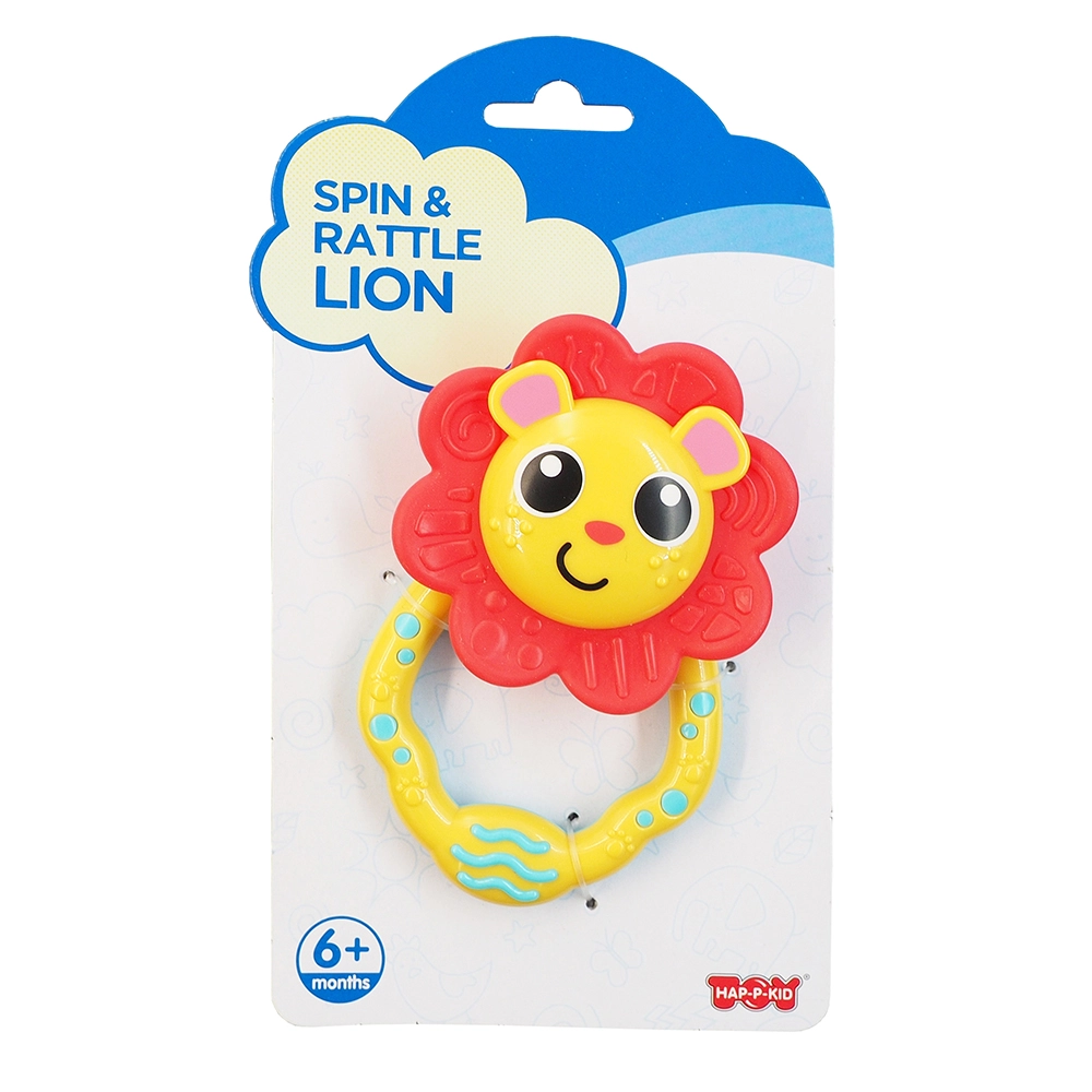 My First Spin And Rattle Lion - 6 months 100% BPA-free