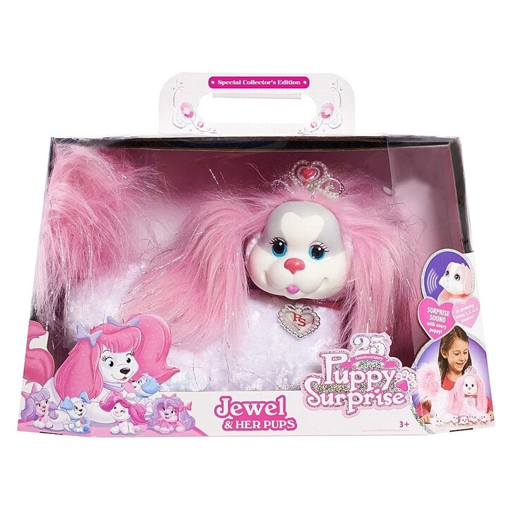 Just Play Puppy Surprise Plush Kara - 25th Special Edition w/Crown
