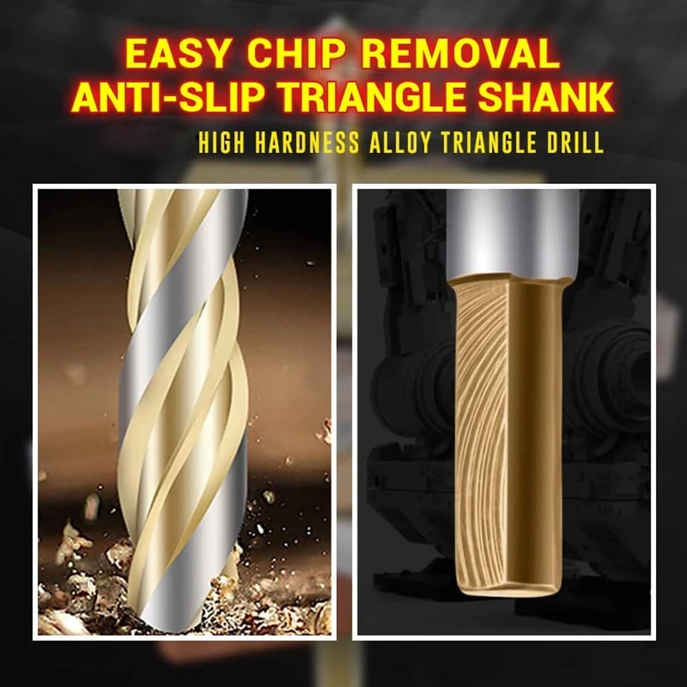 Universal Drilling Tool - Cemented Carbide 7PCS 3/4/5/6/8/10/12 mm