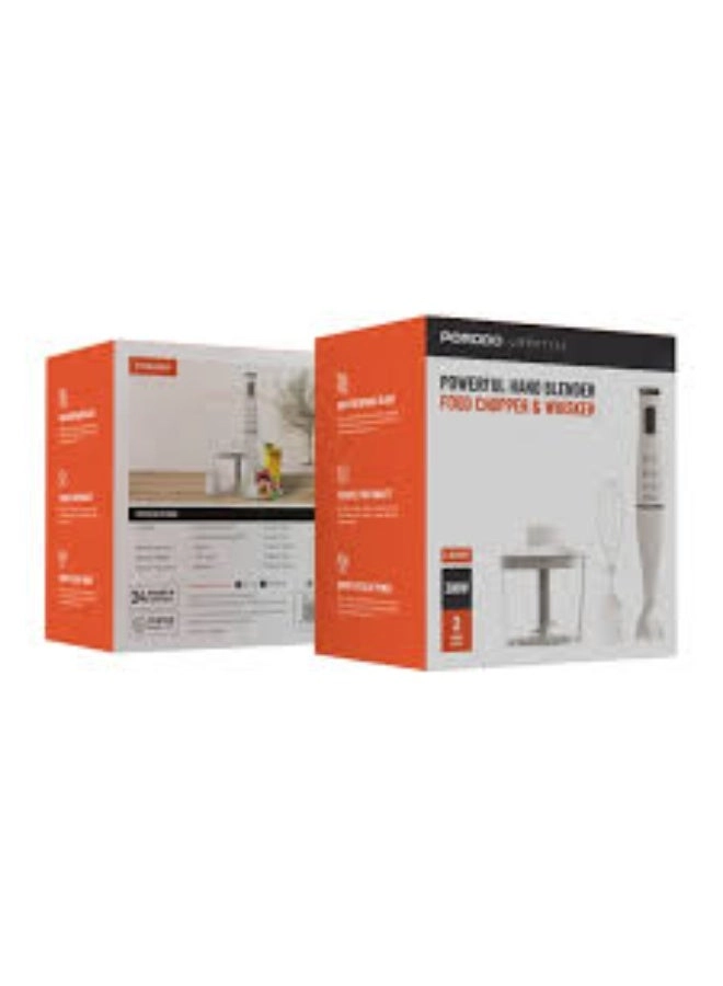 Hand Blender Food Chopper & Whisker - 500 ml Wired