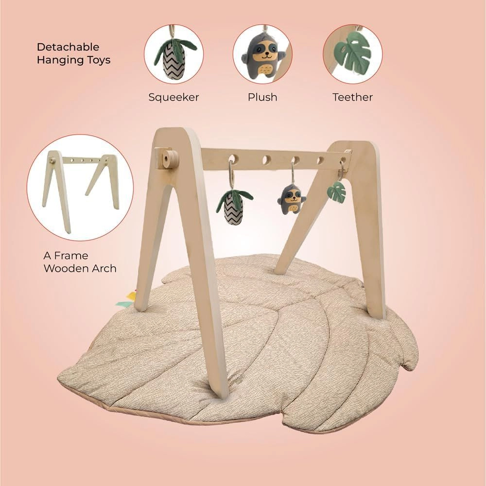 Natures Nook Maple Leaf Shaped Baby Playmat - 6 months