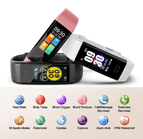 S5 - 0.96 Inch OLED IP68 Heart Rate Monitor