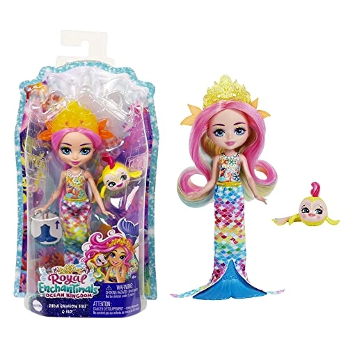 Radia Rainbow-Fish Doll - 15.2 cm with Flo