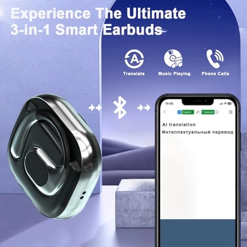 AI Language Translator Earbuds - 144 languages