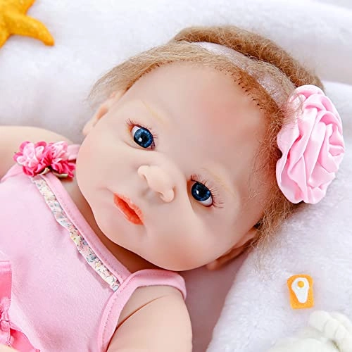 Reborn Baby Doll - 22 Inch Vinyl Girl Ages 3+