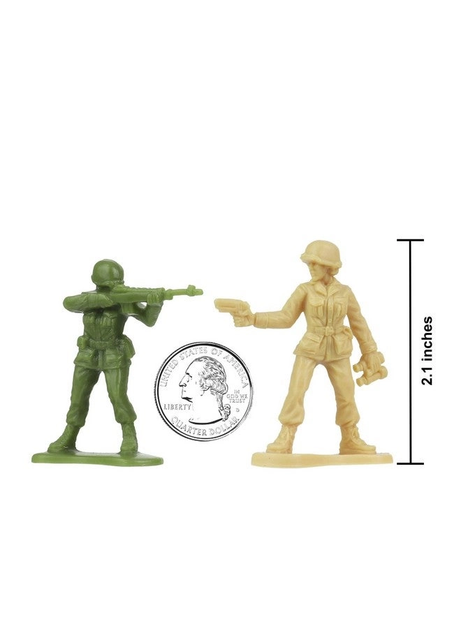 Bucket of Army Women - Female Soldier 100 pcs