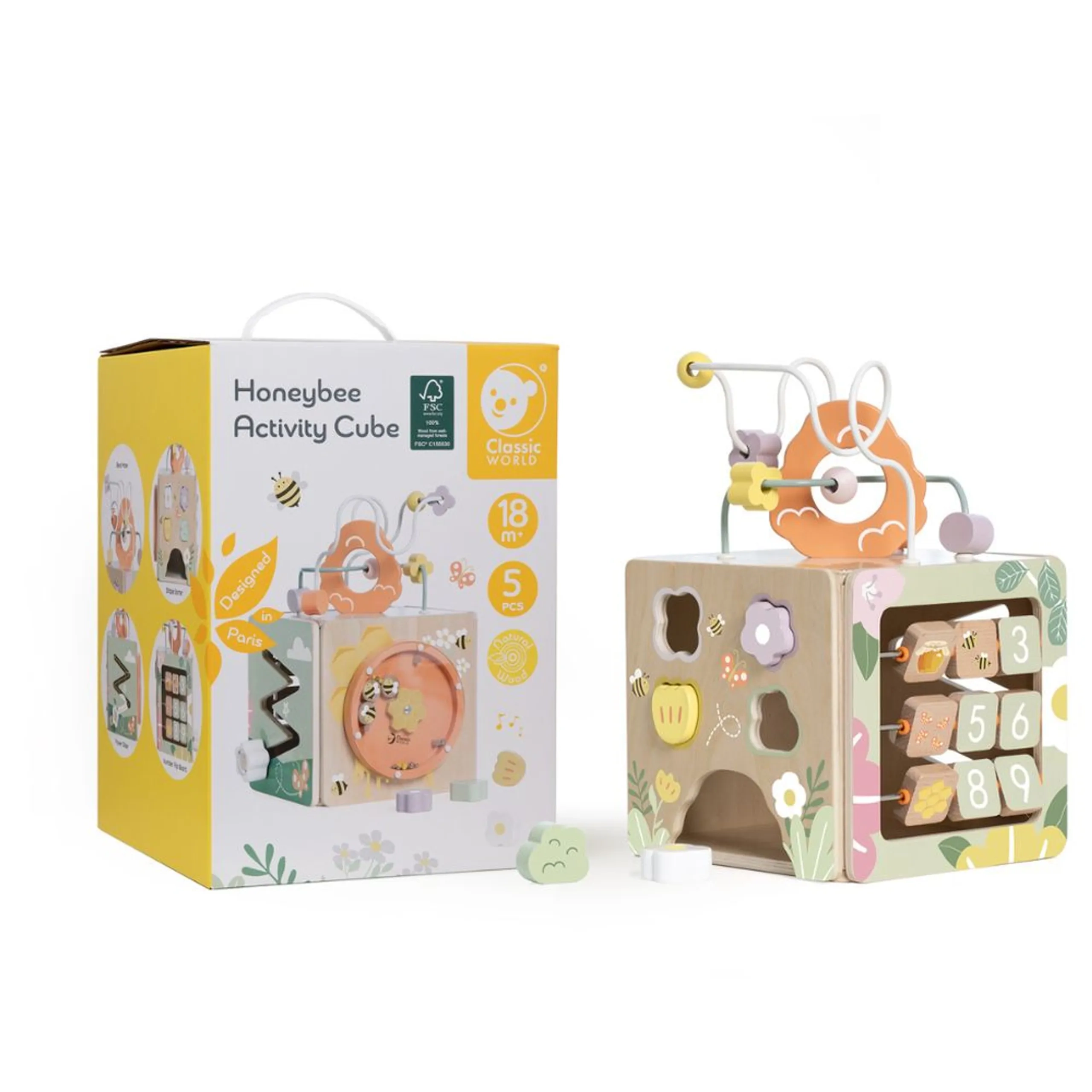 Honeybee Activity Cube - 18m+