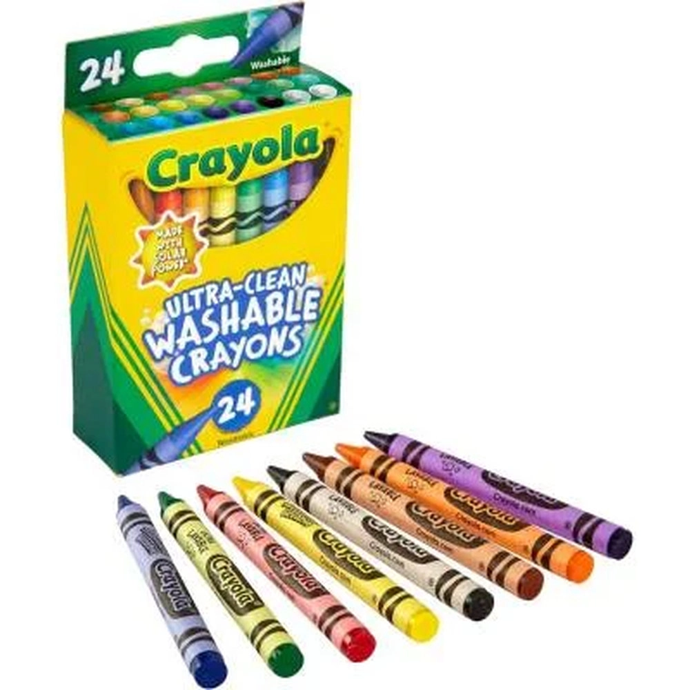 Crayola Ultra Clean Crayon - 24 Count
