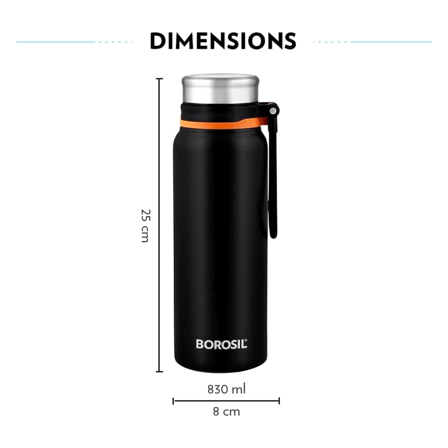 Aquafit Water Bottle - Leak-proof Tritan 830 ml
