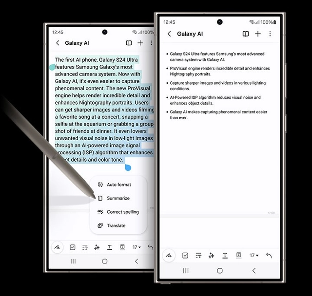 Summarise Notes in the blink of an AI