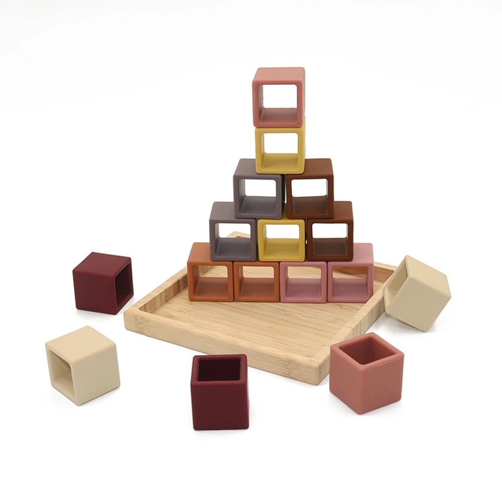 Silicone Cube Puzzle - Suitable for 3 years and above 16pc