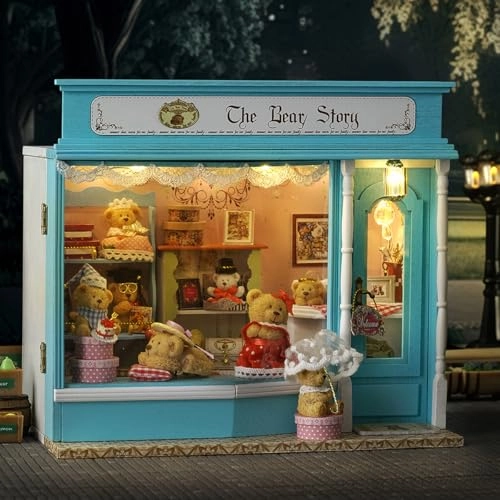 Miniature House with Music Movement - 83 years and up