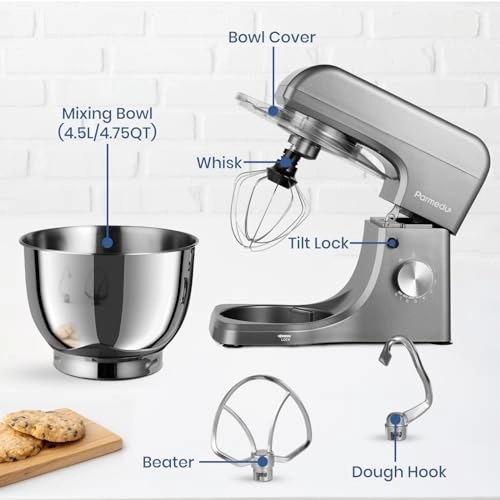 Electric Kitchen Mixer - 4.5 Liters 1000 watts