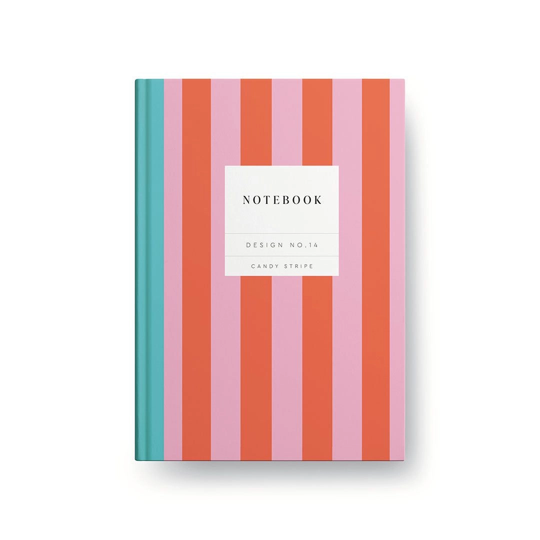 Ohh Deer Design No.14 Candy Stripe A5 Hardcover
