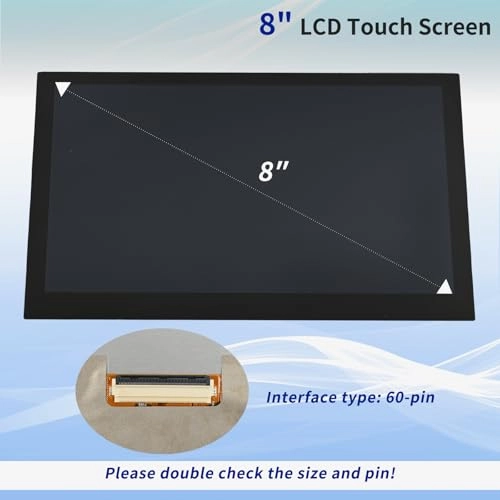 LCD Touch Screen - 8 Inches