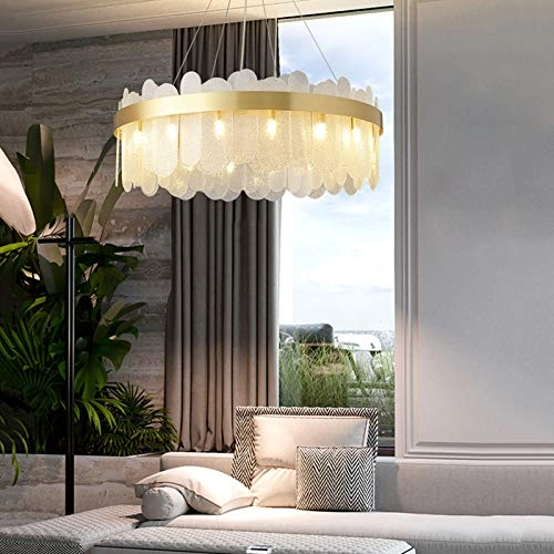 Molecular Chandelier - G9 Copper and glass 90*27*30cm