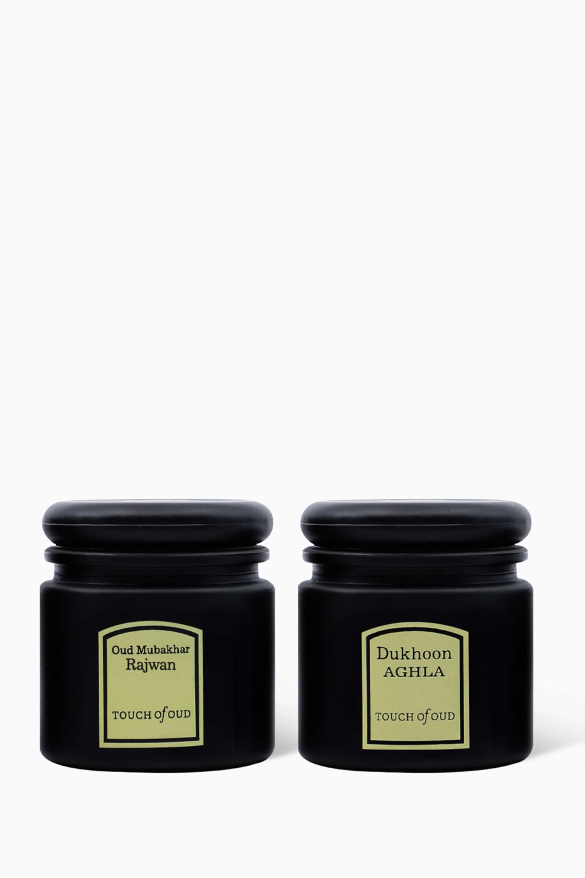 Aghla + Maylaa + Jawaher + Rajwan + Dukhoon Aghla + Amyaz + burner