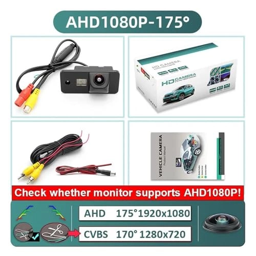 GAF-LS8008 - Top Starlight Night Vision Wire AHD 1080P or 720P