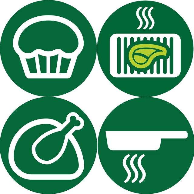 Fry, bake, grill or roast