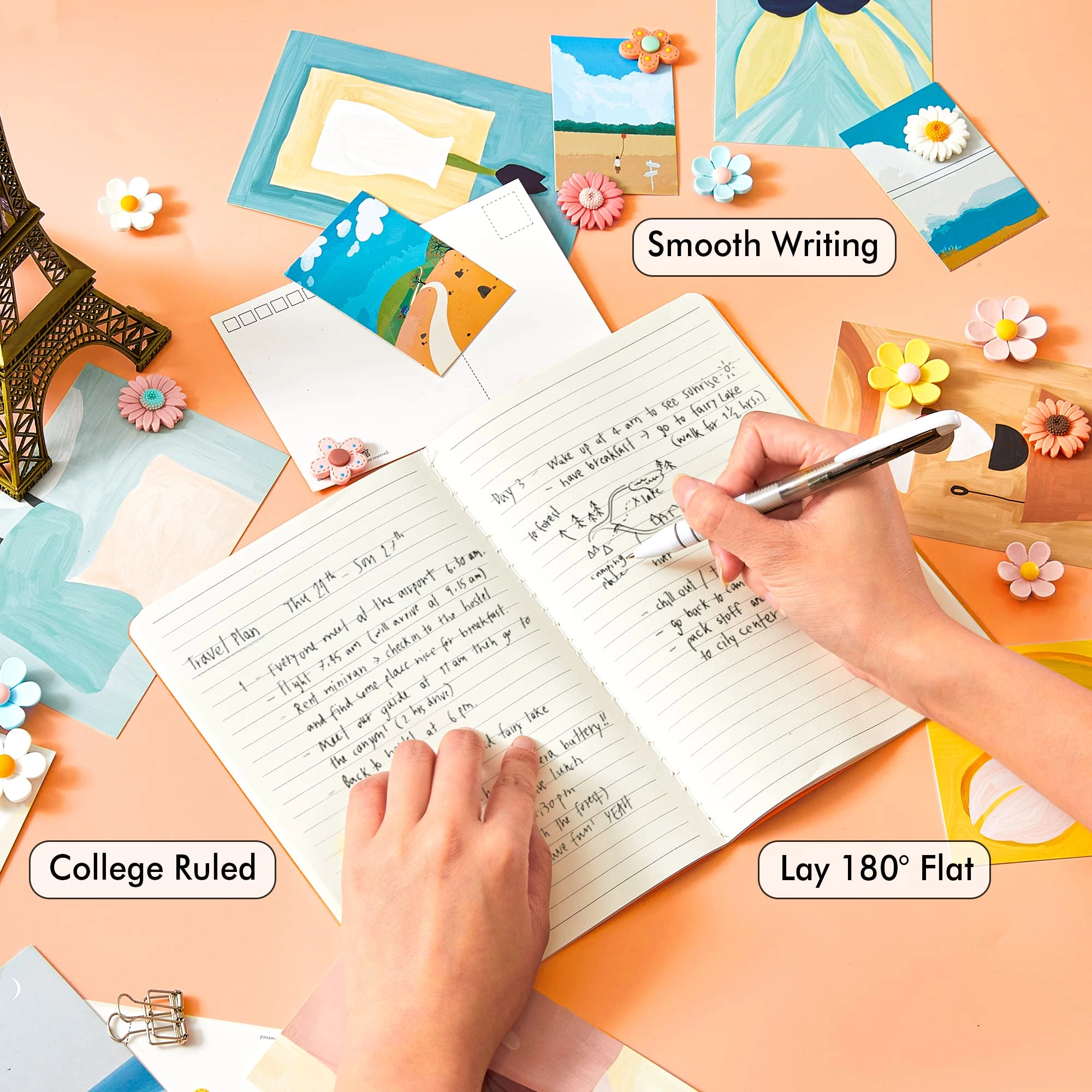 Soft Cover Notebook A5 Softcover - Lined 46 Sheets