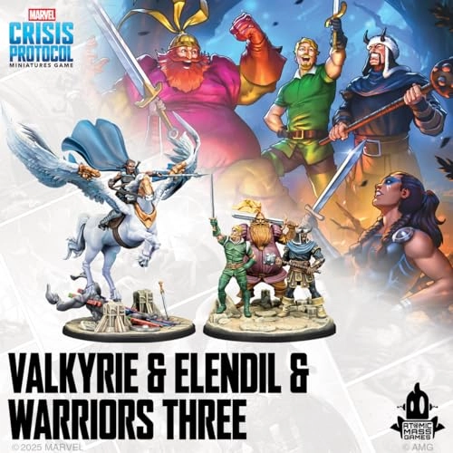 Marvel: Crisis Protocol: Valkyrie on Elendil & Warriors Three Character Pack