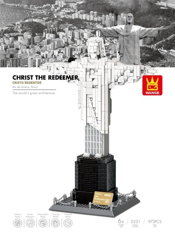 Christ the Redeemer - Architecture Model Building Blocks