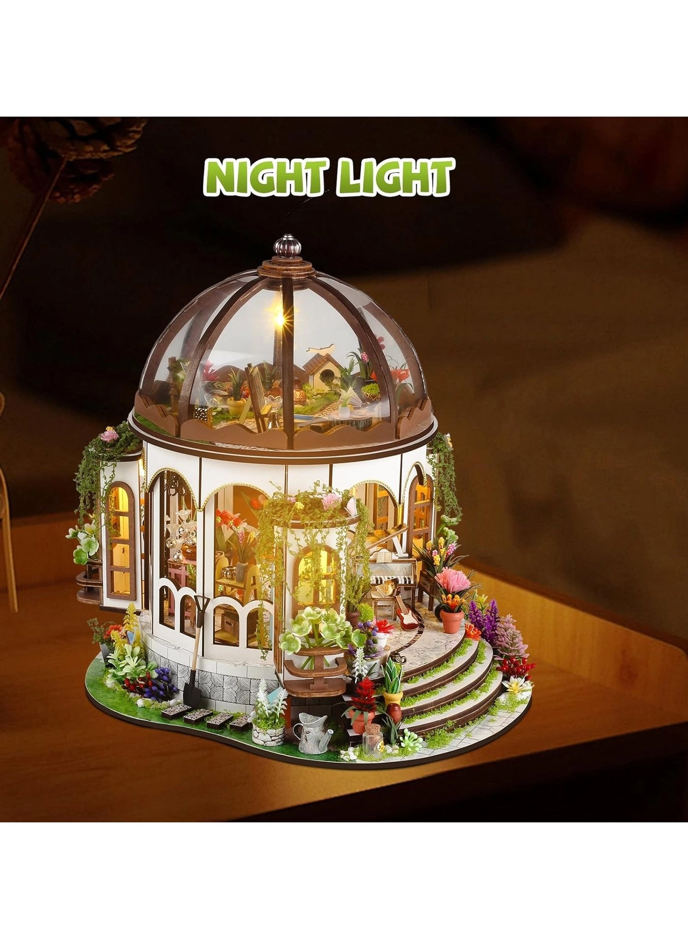 Mini Loft Dollhouse Kit - Furniture LED Light
