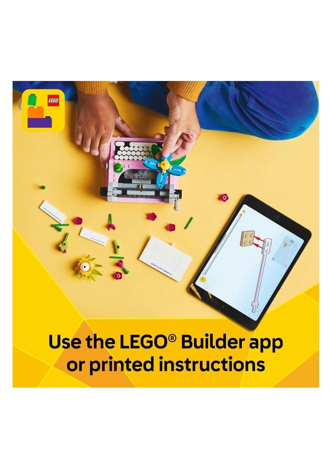 Creator 3in1 Typewriter with Flowers (31169) - 8+ years