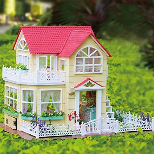 DIY Dollhouse - Romantic Miniature with Furniture