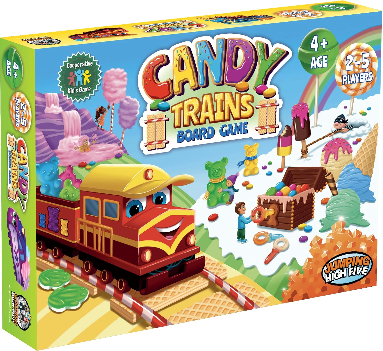Jumping High Five Candy Trains