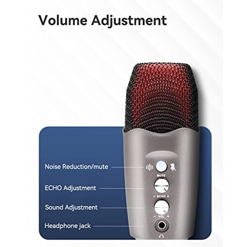 Capacitor USB Microphone - Capacitive chip high sensitivity compatible with smartphones