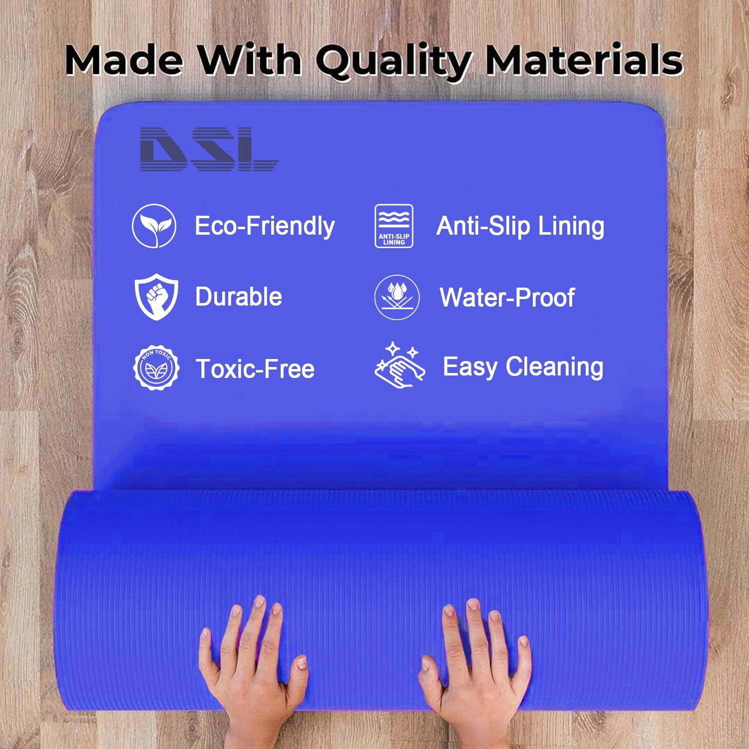 Yoga Mat - Nitrile Butadiene Rubber 15mm