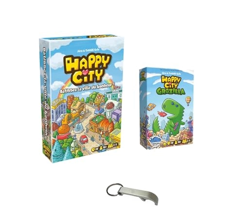 Happy City + Grozilla Expansion + Bottle Opener